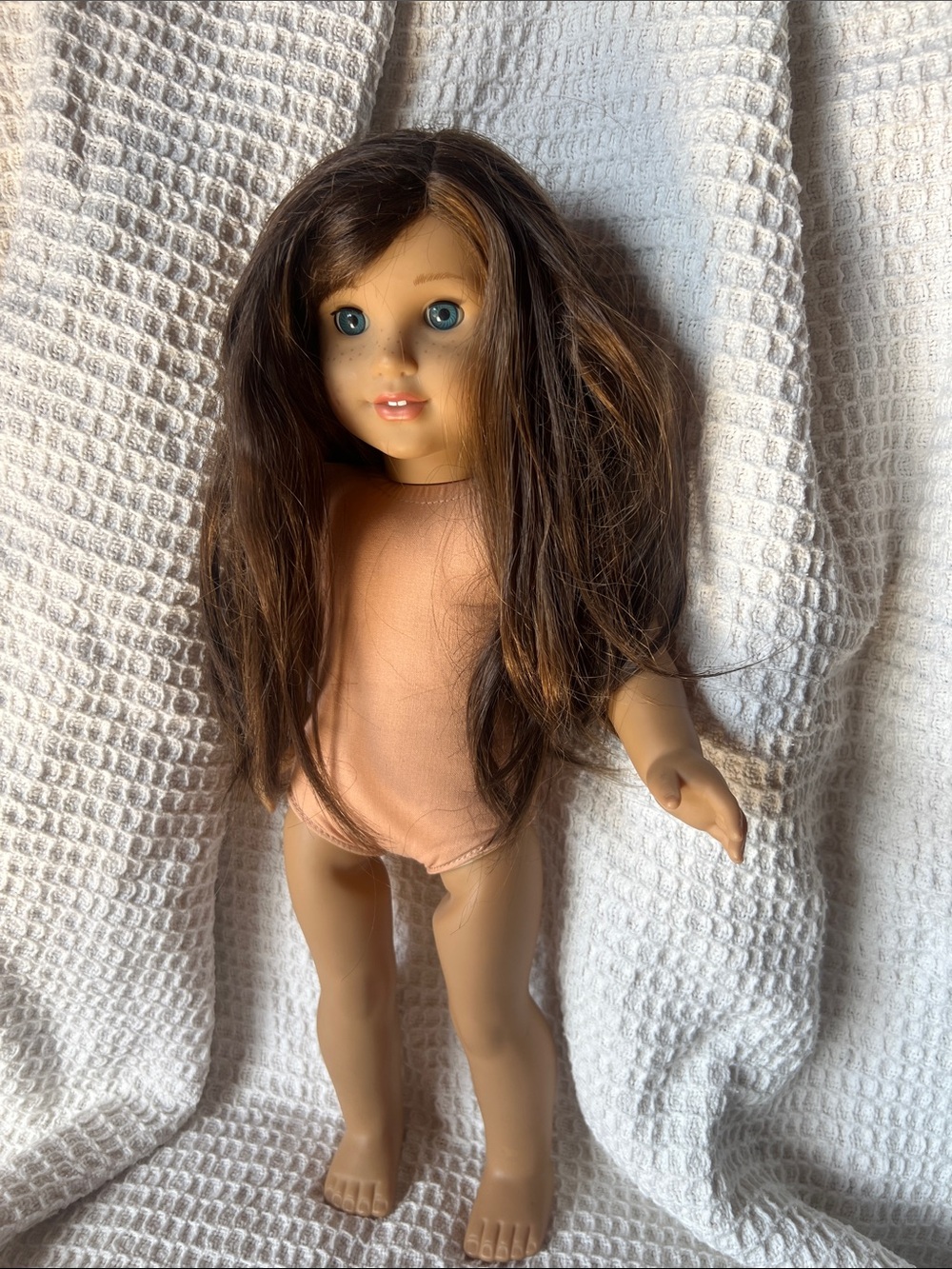 American Girl Brown-Haired Doll with Blue Eyes